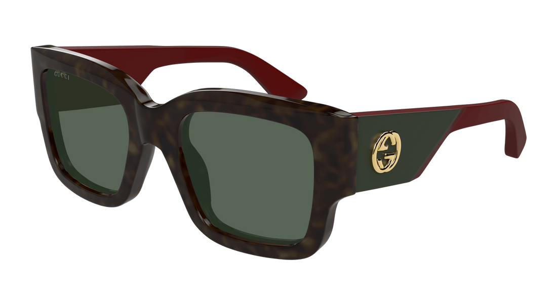 Sonnenbrillen gucci gg1663s 002 havana rectangular / squared femenino größe 52mm - Hauptansicht
