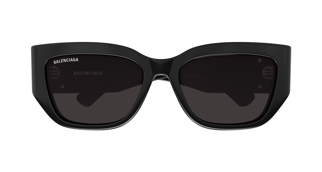 Gafas de sol balenciaga bb0361sk 001 negro cat eye femenino talla 56mm - Vista de detalle
