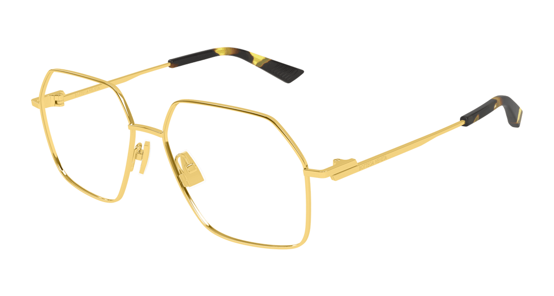 Occhiali da vista bottega veneta bv1332o 002 dorado rectangular / squared femenino taglia 55mm - Vista principale
