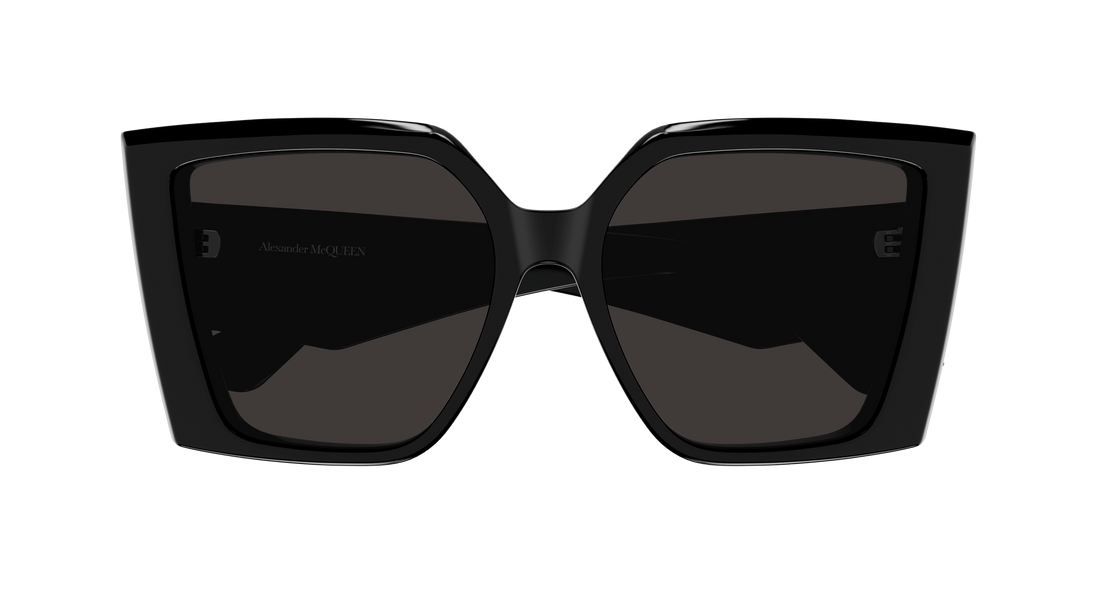 Gafas de sol alexander mcqueen am0467s 001 negro rectangular / squared femenino talla 56mm - Vista de detalle