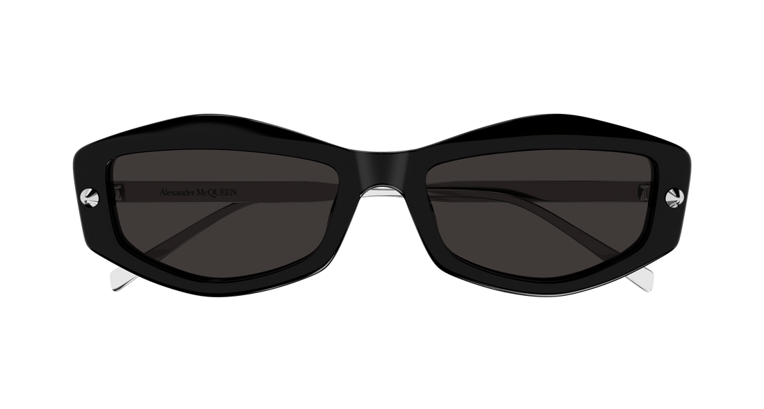 Sonnenbrillen alexander mcqueen am0482s 001 negro rectangular / squared femenino größe 55mm - Detailansicht