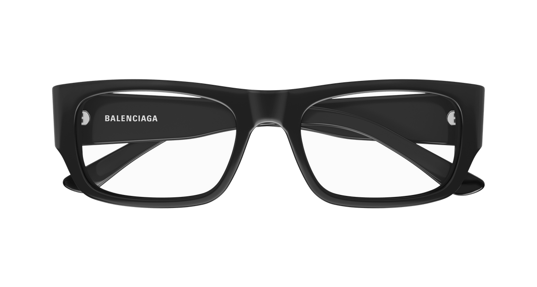 Gafas graduadas balenciaga bb0370o 001 negro rectangular / squared masculino talla 54mm - Vista de detalle
