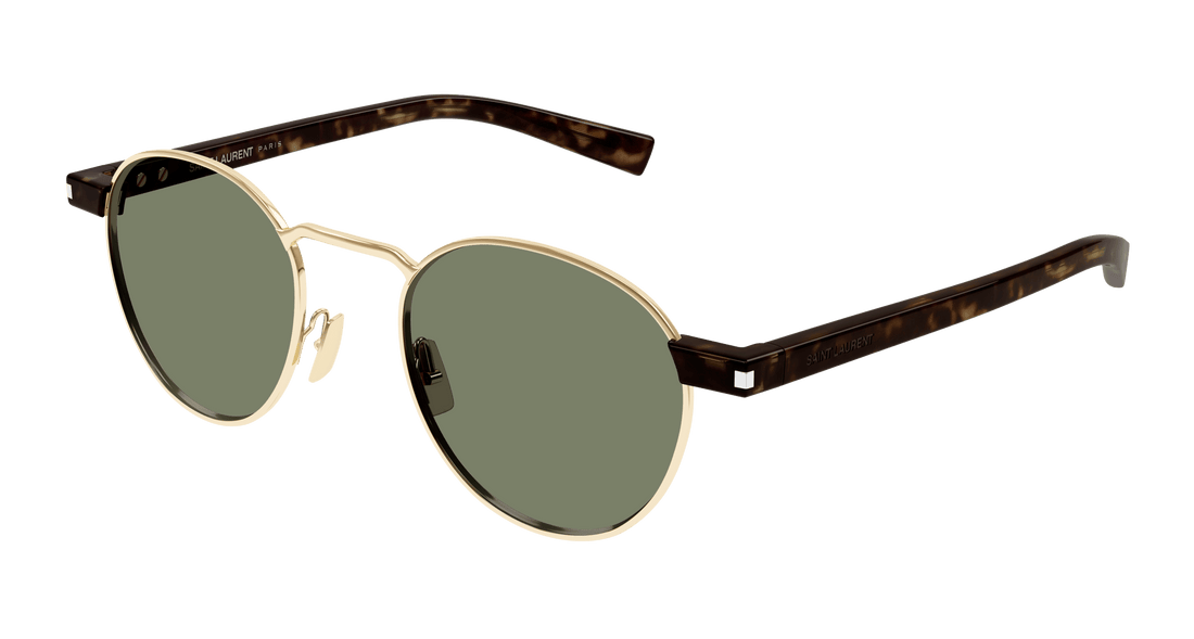 Occhiali da sole saint laurent sl 707 002 dorado round/oval/panthos masculino taglia 49mm - Vista principale