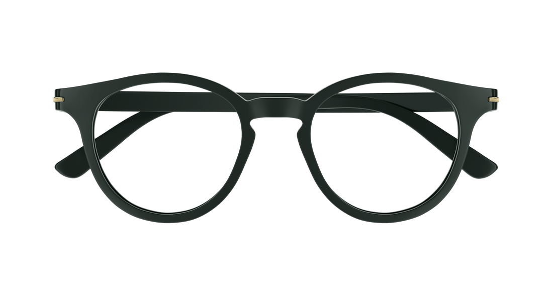 Brillen gucci gg1727o 004 verde round/oval/panthos masculino größe 48mm - Detailansicht