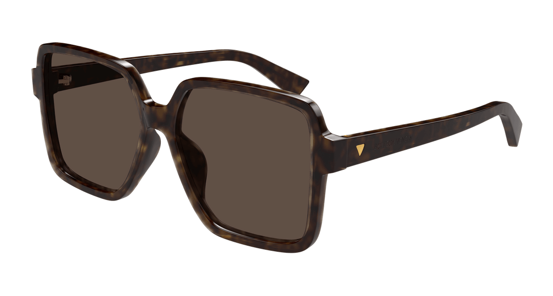 Occhiali da sole bottega veneta bv1317sk 002 havana rectangular / squared femenino taglia 59mm - Vista principale