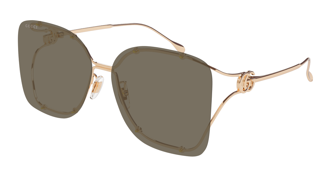 Solglasögon gucci gg1713sa 002 dorado rectangular / squared femenino storlek 60mm - Huvudvy