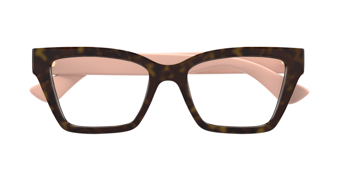 Occhiali da vista gucci gg1715o 005 havana cat eye femenino taglia 53mm - Vista dettagliata