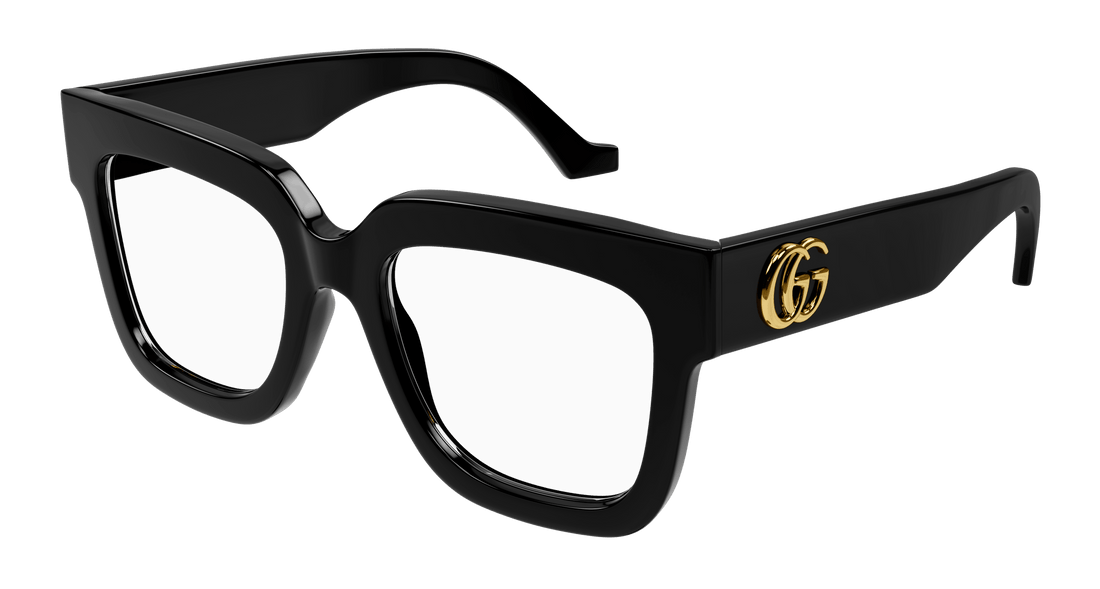 Óculos graduados gucci gg1549o 001 femenino tamanho 52mm - Vista principal