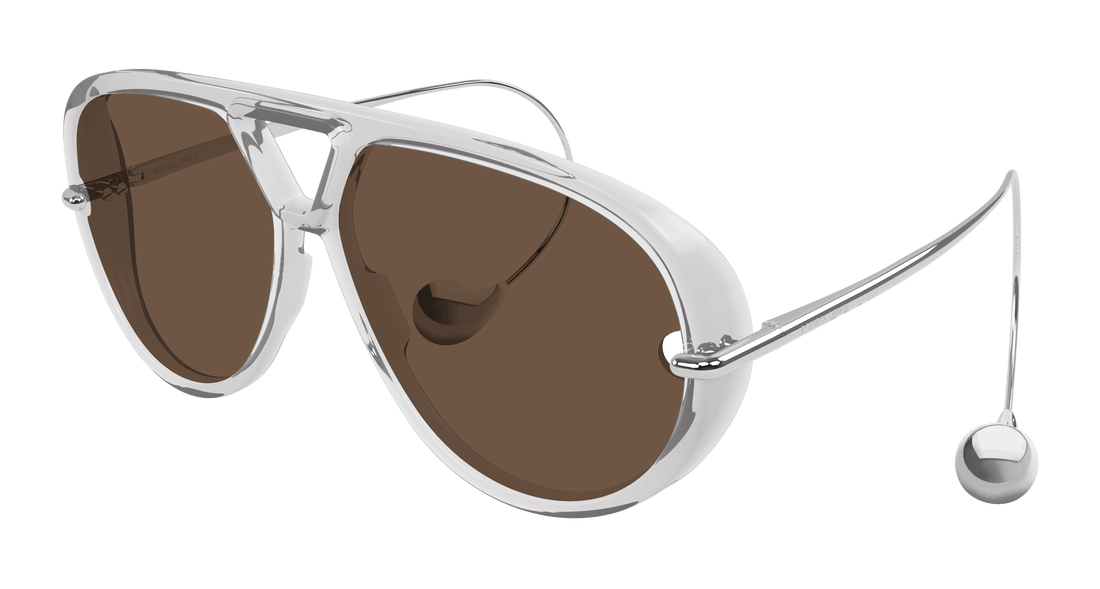 Occhiali da sole bottega veneta bv1273s 009 gris pilot femenino taglia 63mm - Vista principale
