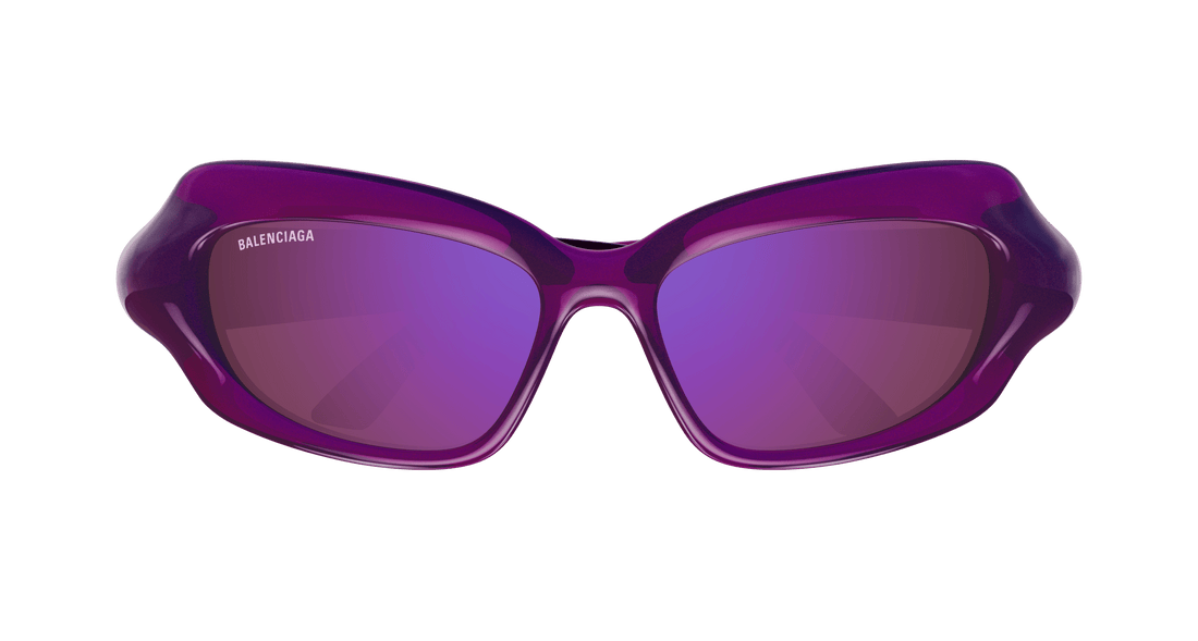 Gafas de sol balenciaga bb0354s 004 violeta rectangular / squared femenino talla 59mm - Vista de detalle