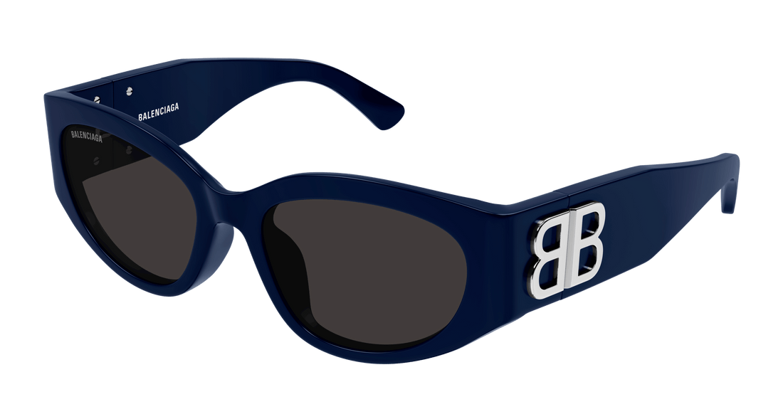 Gafas de sol balenciaga bb0324sk 008 azul oval femenino talla 55mm - Vista principal
