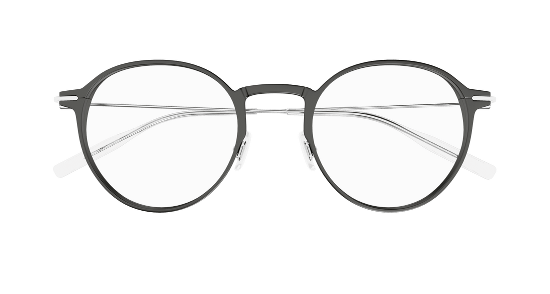 Occhiali da vista montblanc mb0357o 005 gris round/oval/panthos masculino taglia 49mm - Vista dettagliata