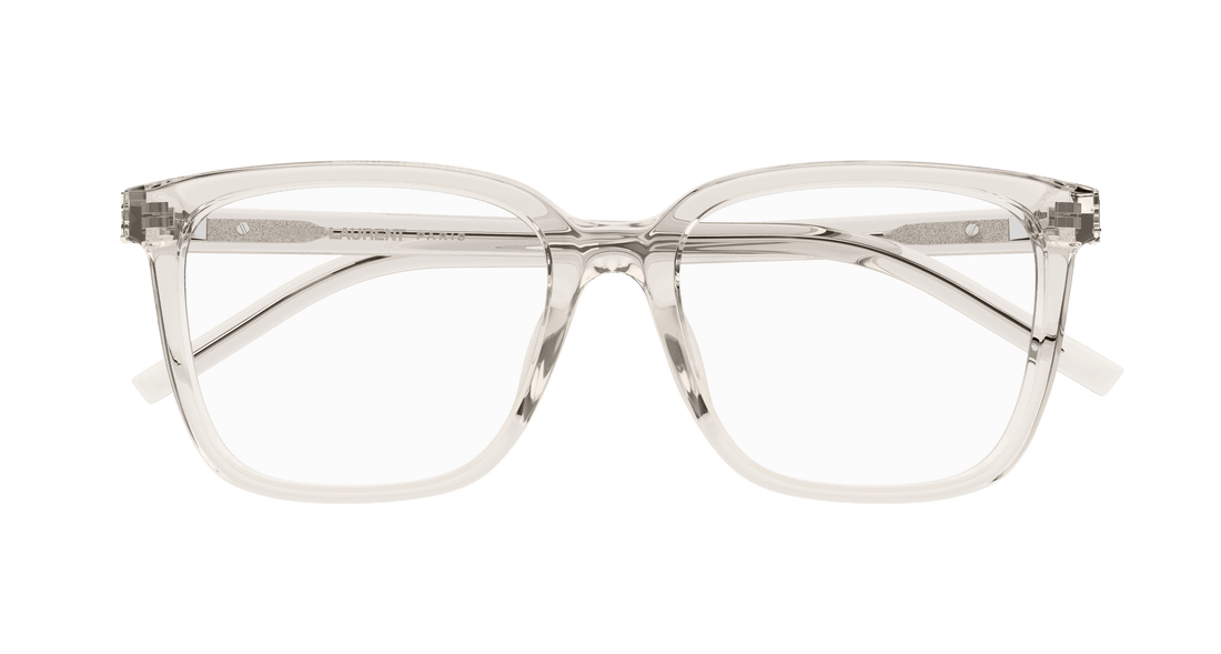 Brillen saint laurent sl m142/f 003 beige rectangular / squared femenino größe 54mm - Detailansicht