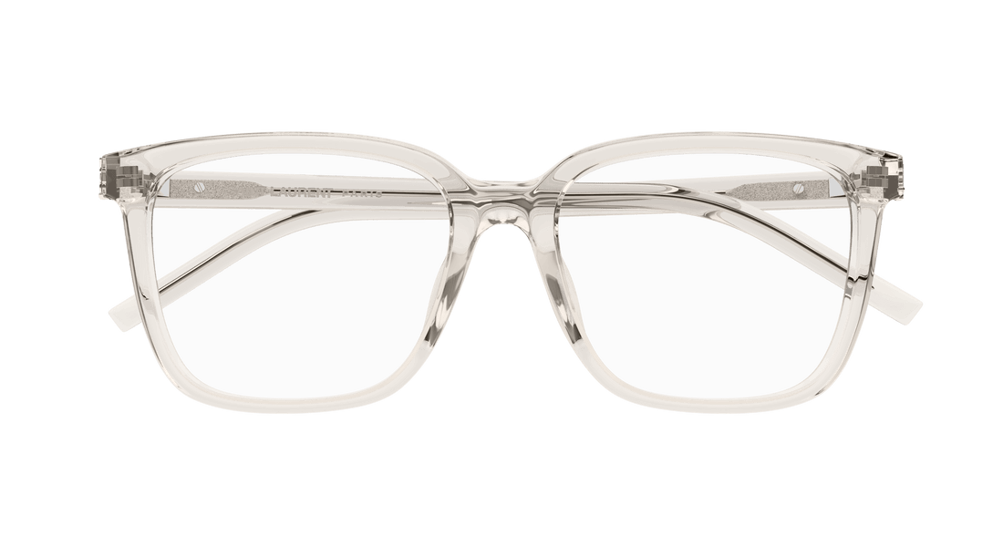 Briller saint laurent sl m142/f 003 beige rectangular / squared femenino størrelse 54mm - Detaljeret visning