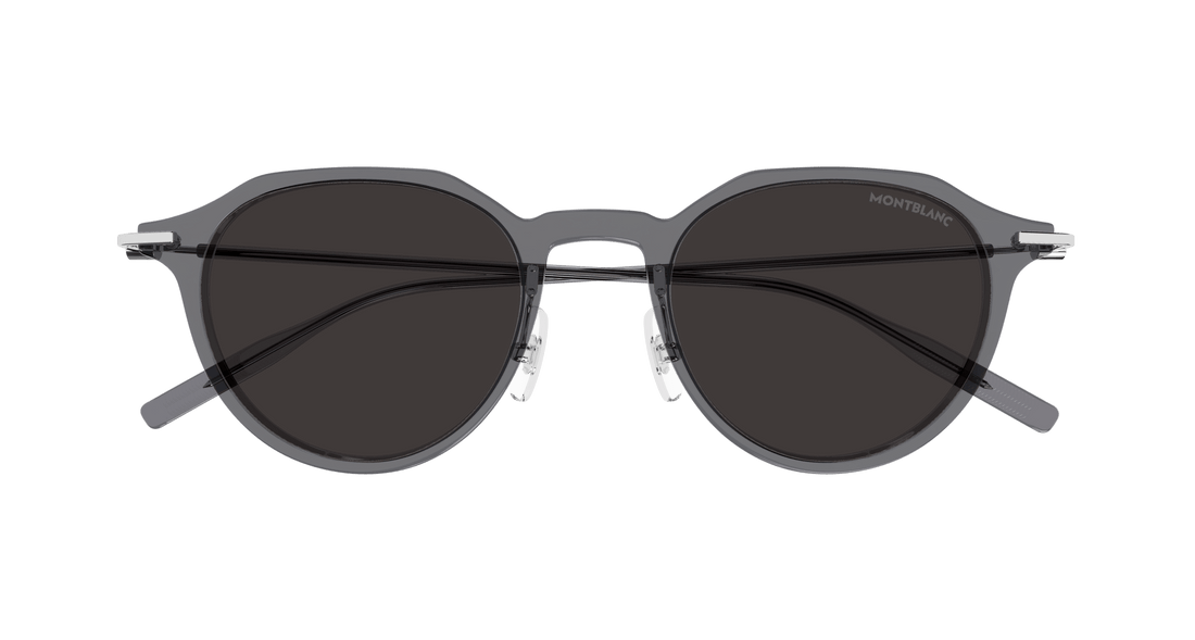 Sunglasses montblanc mb0355s 003 gris round/oval/panthos masculino size 49mm - Detailed view