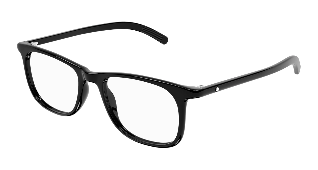 Brillen montblanc mb0351o 001 negro rectangular / squared masculino größe 52mm - Hauptansicht