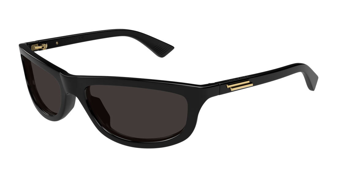 Occhiali da sole bottega veneta bv1327s 001 negro rectangular / squared unisex taglia 58mm - Vista principale