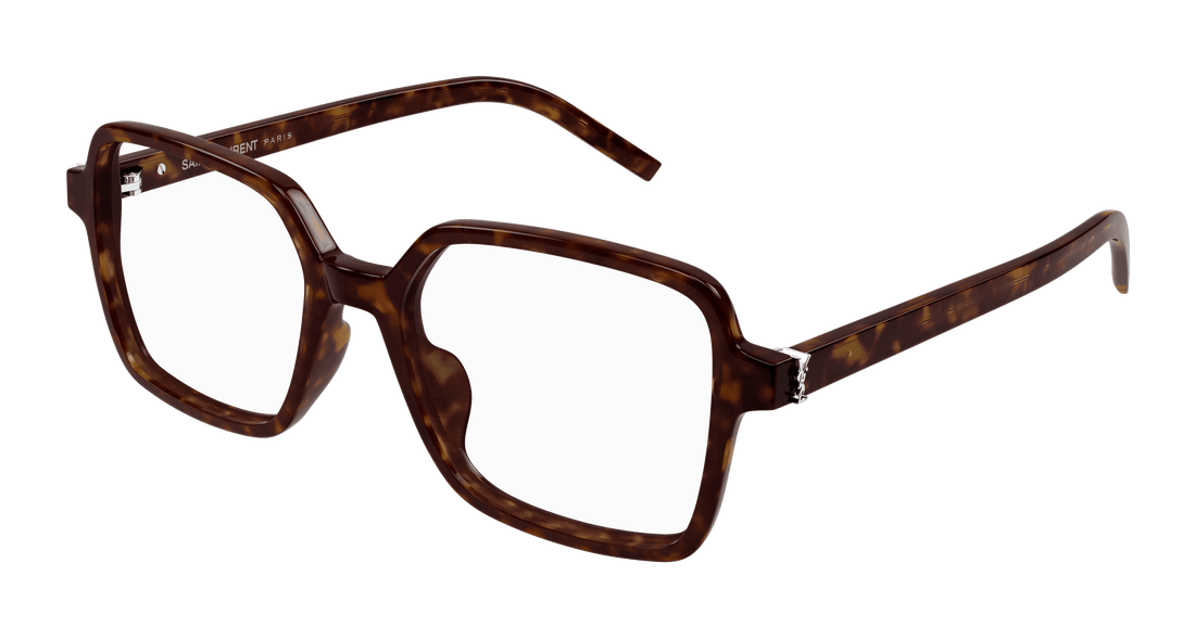 Prescription glasses saint laurent sl m139 002 havana rectangular / squared femenino size 54mm - Main view
