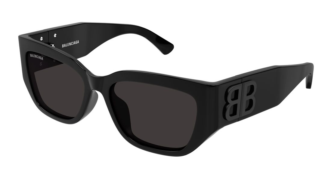Gafas de sol balenciaga bb0361sk 001 negro cat eye femenino talla 56mm - Vista principal