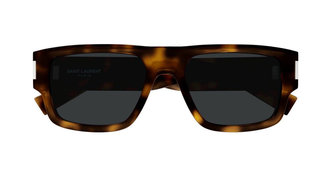 Occhiali da sole saint laurent sl 659 002 rectangular masculino taglia 55mm - Vista dettagliata
