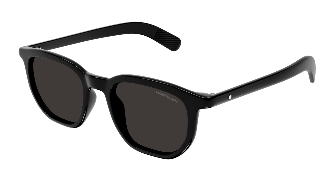 Occhiali da sole montblanc mb0352s 001 negro rectangular / squared masculino taglia 50mm - Vista principale