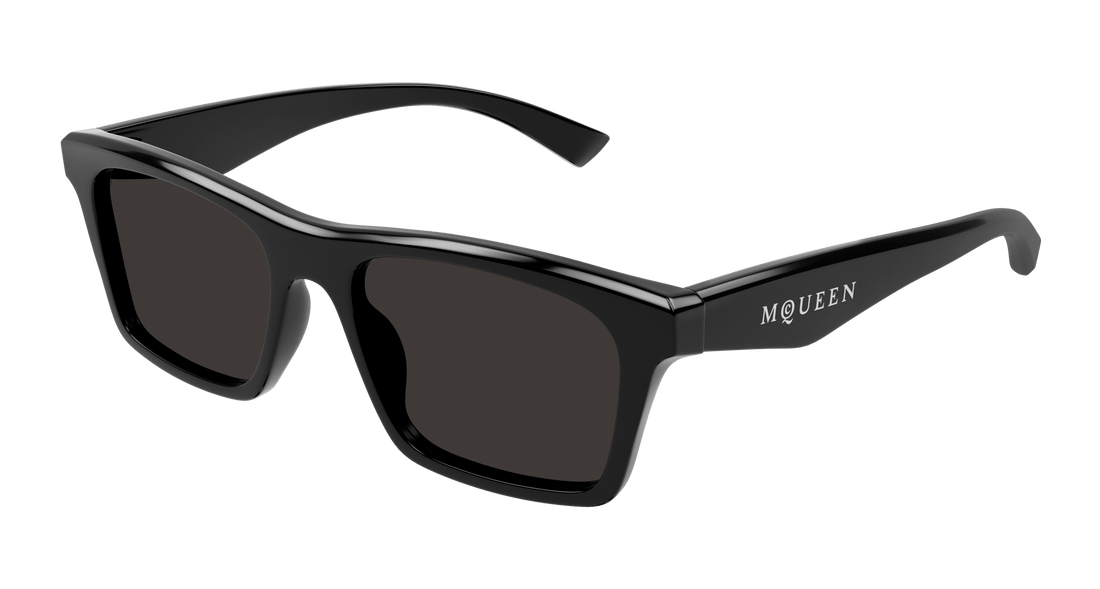 Solglasögon alexander mcqueen am0472s 001 negro rectangular / squared masculino storlek 53mm - Huvudvy
