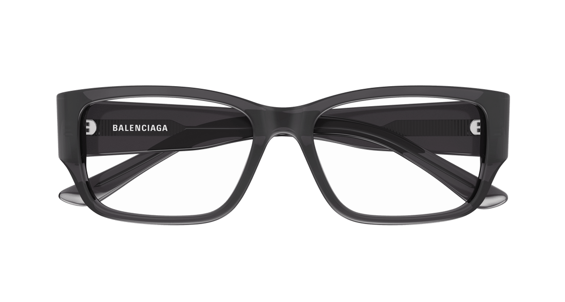 Gafas graduadas balenciaga bb0373ok 004 gris rectangular / squared masculino talla 55mm - Vista de detalle