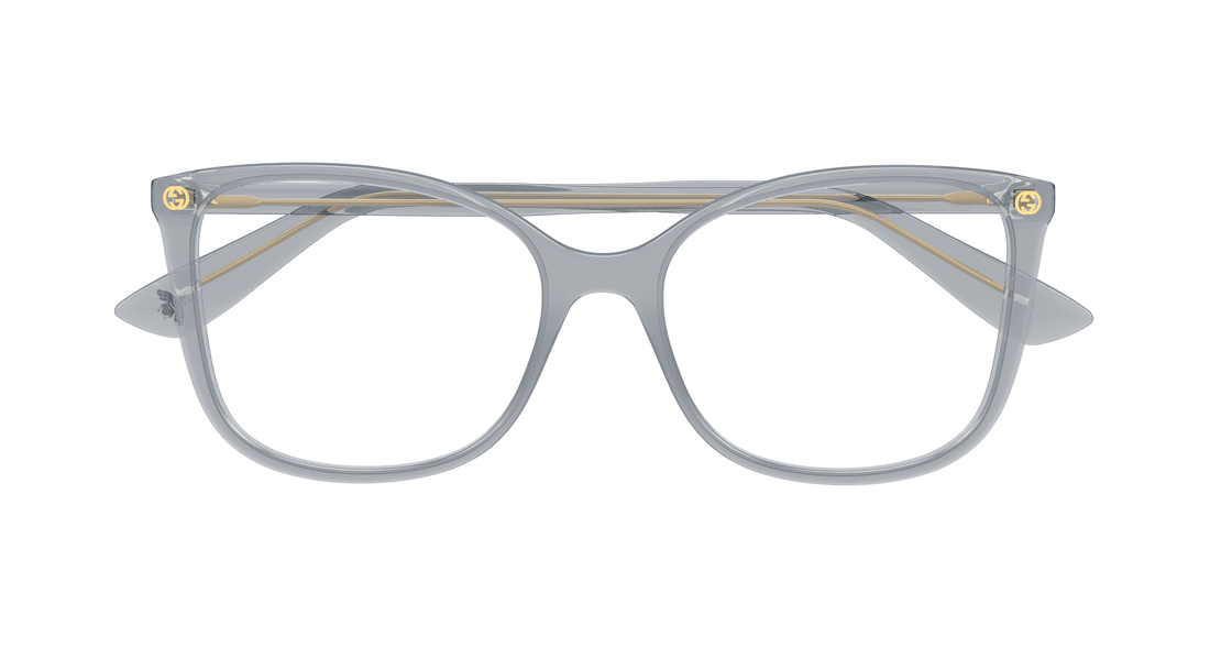 Occhiali da vista gucci gg0026o 017 azul cat eye femenino taglia 53mm - Vista dettagliata