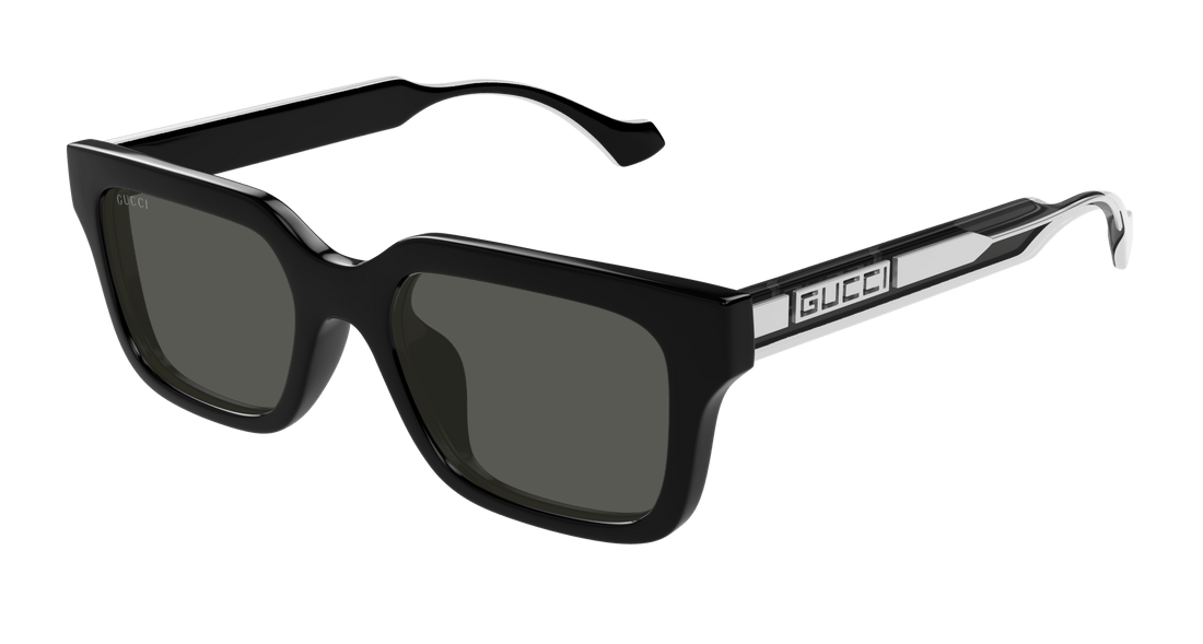 Occhiali da sole gucci gg1732sk 001 negro rectangular / squared masculino taglia 55mm - Vista principale