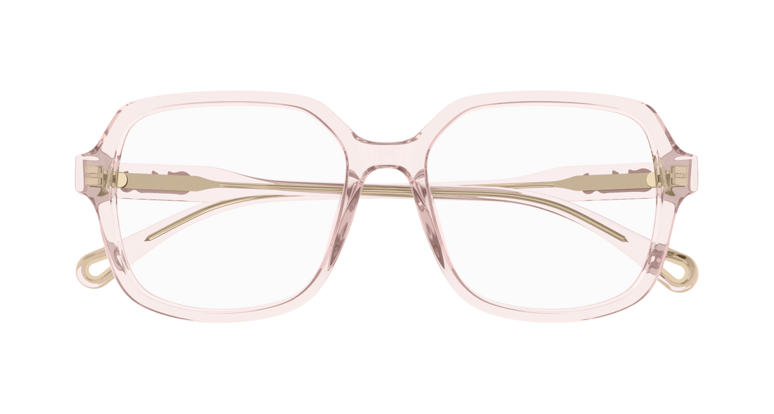 Briller chloé ch0277oa 003 rosa rectangular / squared femenino størrelse 53mm - Detaljeret visning
