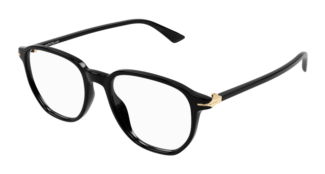 Occhiali da vista montblanc mb0366o 001 negro rectangular / squared masculino taglia 51mm - Vista principale
