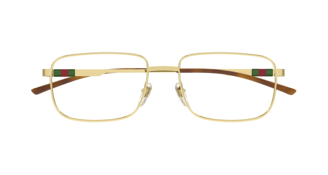 Occhiali da vista gucci gg1678o 005 dorado rectangular / squared masculino taglia 57mm - Vista dettagliata