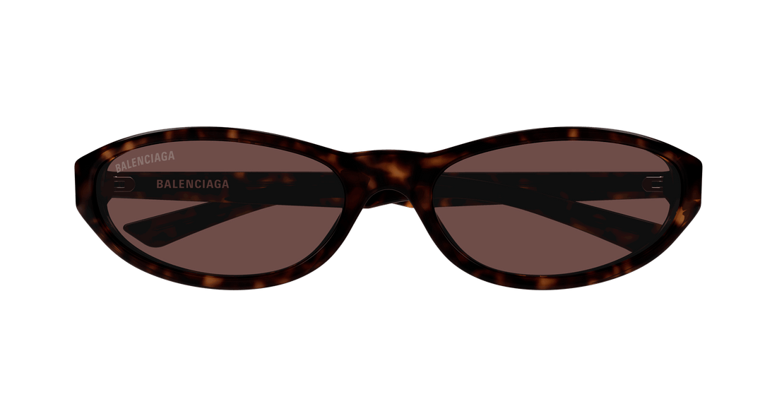 Gafas de sol balenciaga bb0007s 013 havana round/oval/panthos unisex talla 59mm - Vista de detalle