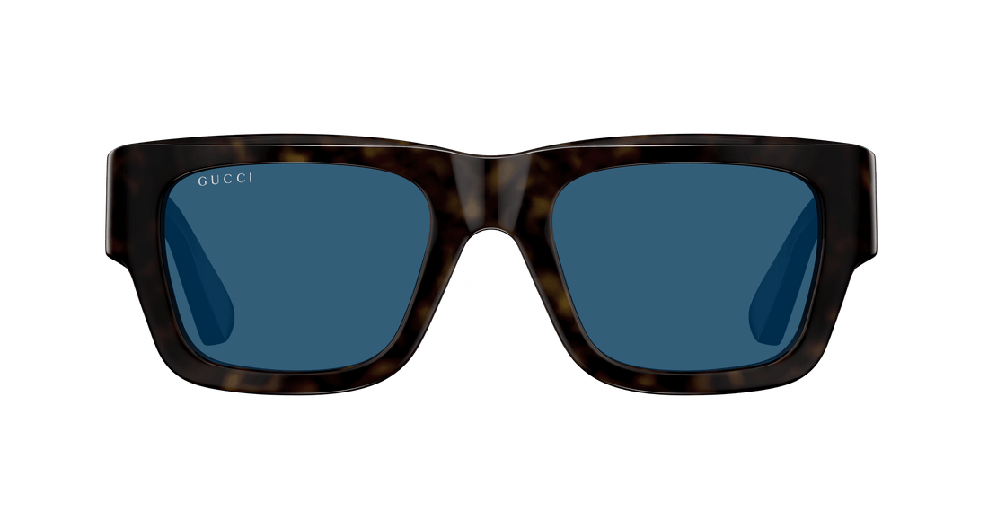 Gafas de sol gucci gg1668s 002 havana rectangular / squared masculino talla 52mm - Vista de detalle