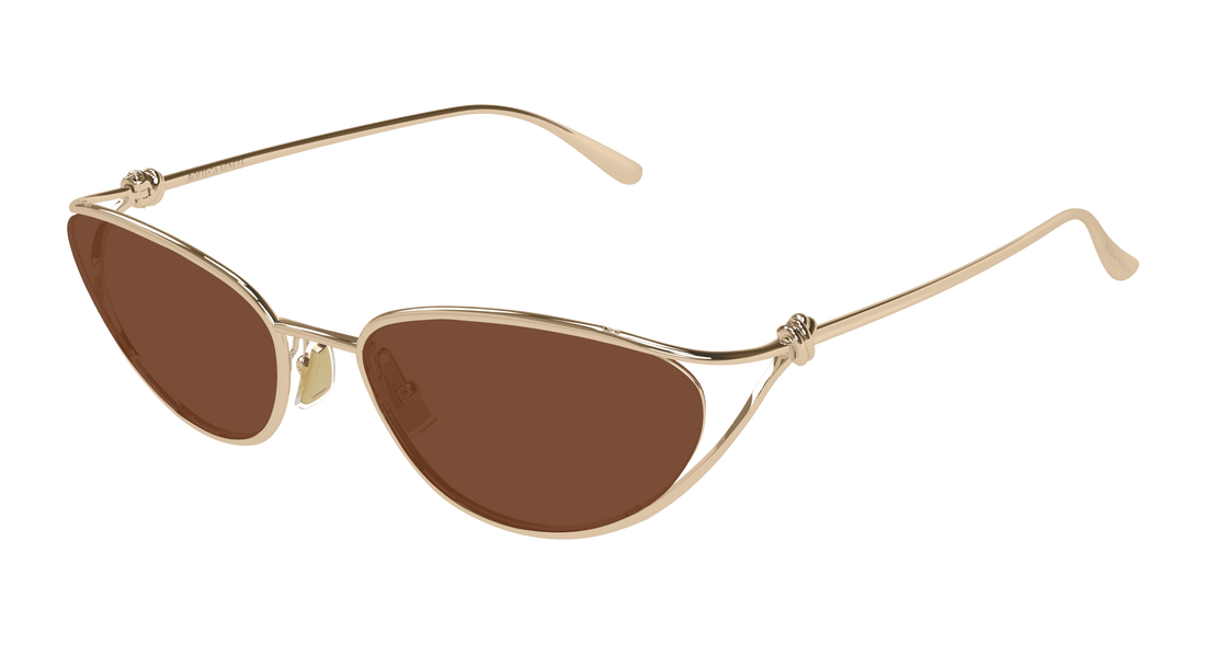 Sonnenbrillen bottega veneta bv1330s 003 dorado cat eye femenino größe 57mm - Hauptansicht