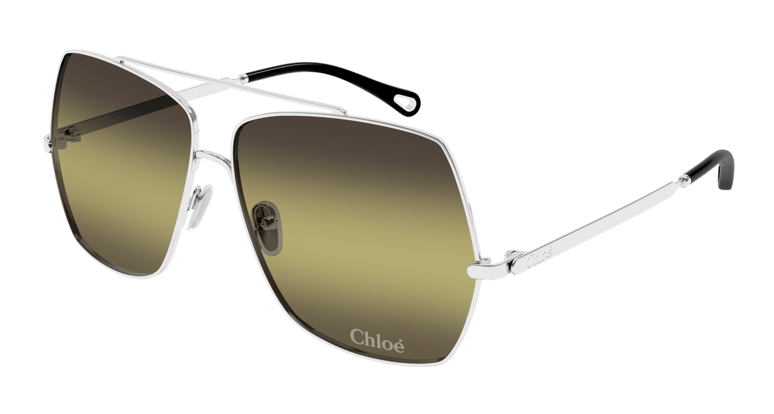 Sonnenbrillen chloé ch0278s 004 plateado rectangular / squared femenino größe 62mm - Hauptansicht