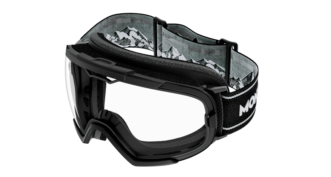 Occhiali da sole montblanc mb0380s 001 negro mask unisex taglia 99mm - Vista principale