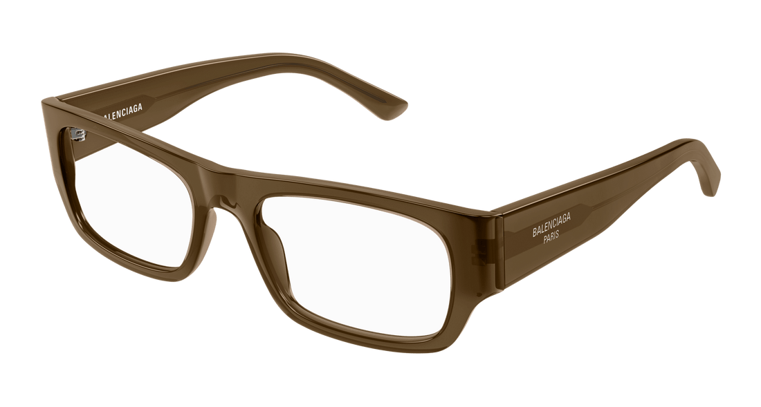 Occhiali da vista balenciaga bb0370o 004 marron rectangular / squared masculino taglia 54mm - Vista principale