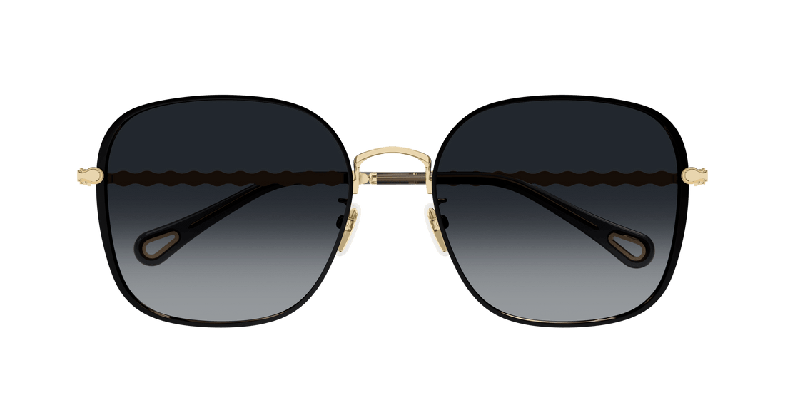 Sonnenbrillen chloé ch0255sk 001 dorado rectangular / squared femenino größe 57mm - Detailansicht