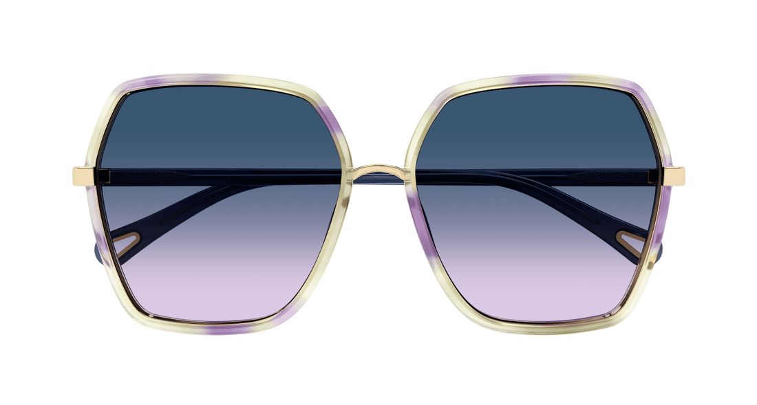Óculos de sol chloé ch0262s 002 havana rectangular / squared femenino tamanho 58mm - Vista de detalhe