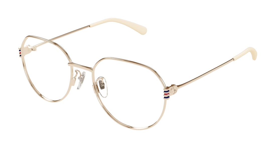 Brillen gucci gg1675ok 004 dorado round/oval/panthos femenino größe 55mm - Hauptansicht