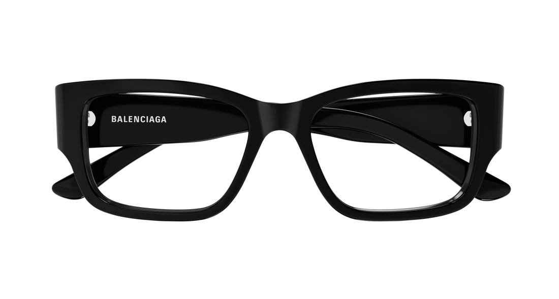 Gafas graduadas balenciaga bb0371o 001 negro rectangular / squared masculino talla 53mm - Vista de detalle