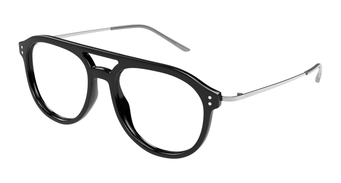 Okulary korekcyjne gucci gg1708o 001 negro pilot/navigator masculino rozmiar 53mm - Widok główny