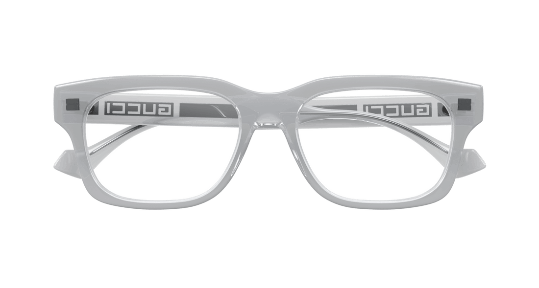 Occhiali da vista gucci gg1731o 003 gris rectangular / squared masculino taglia 54mm - Vista dettagliata