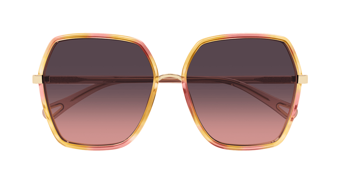 Gafas de sol chloé ch0262s 003 havana rectangular / squared femenino talla 58mm - Vista de detalle
