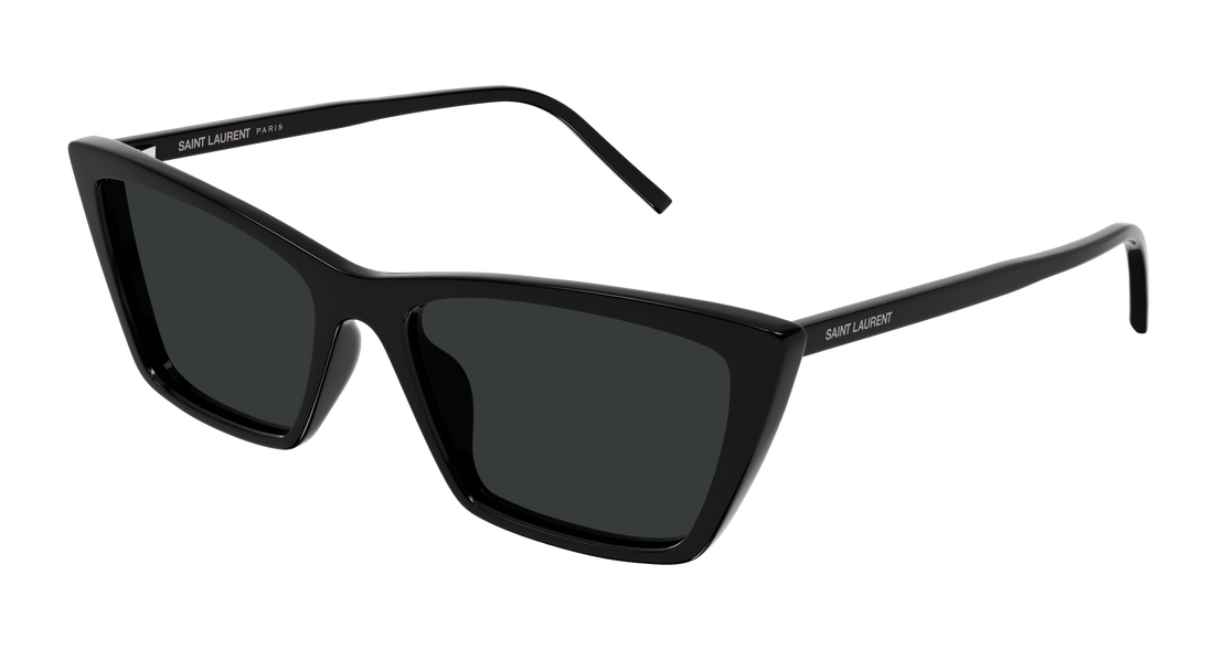 Óculos de sol saint laurent sl 737 mica thin 001 negro rectangular / squared femenino tamanho 54mm - Vista principal