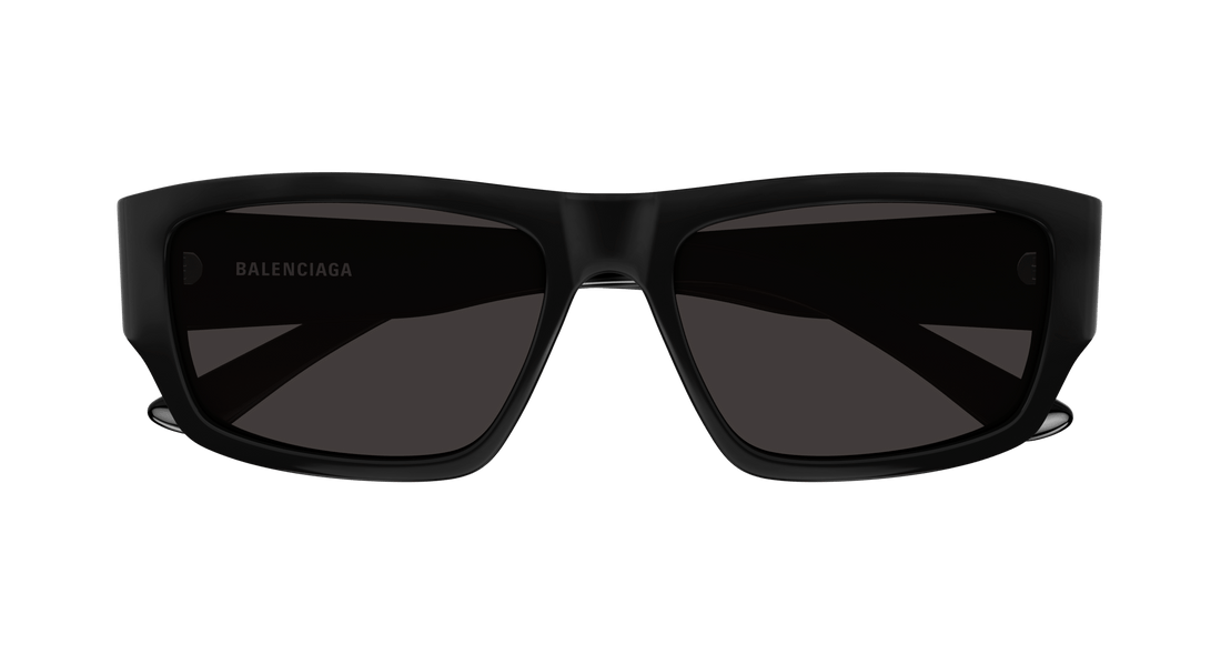 Gafas de sol balenciaga bb0366s 001 negro rectangular / squared masculino talla 58mm - Vista de detalle