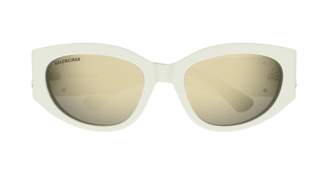 Gafas de sol balenciaga bb0324sk 009 marfil oval femenino talla 55mm - Vista de detalle