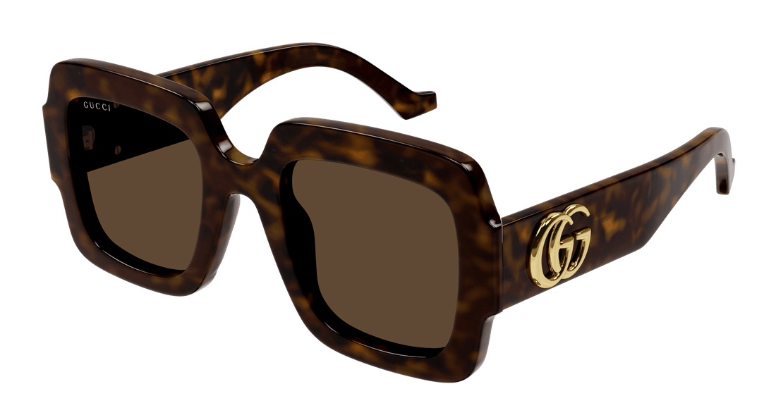 Occhiali da sole gucci gg1547s 002 havana square femenino taglia 50mm - Vista principale