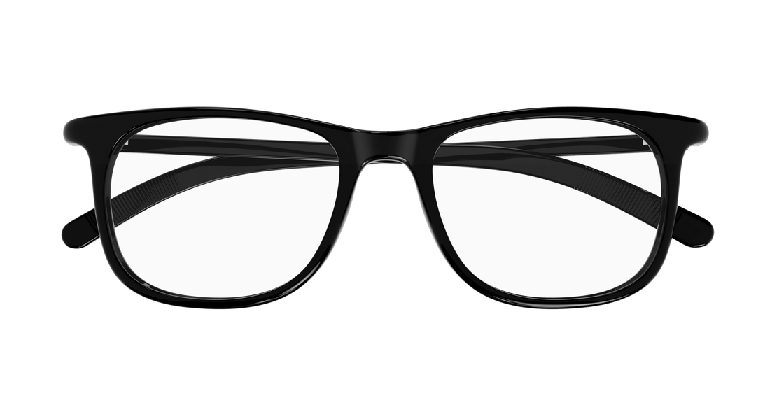 Brillen montblanc mb0351o 001 negro rectangular / squared masculino größe 52mm - Detailansicht